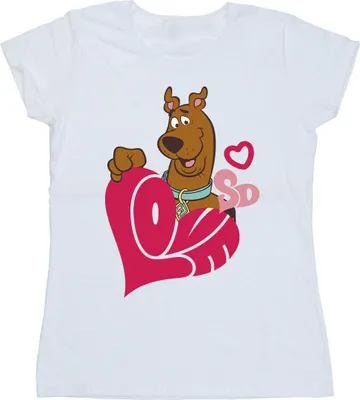 Obrázek produktu pro Scooby Doo - "Love Heart" tričko pro ženy BI53290 (M) (Bílá)