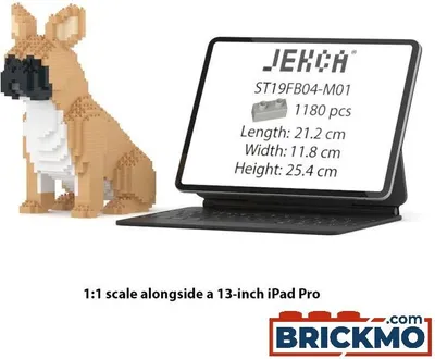 Zdjęcie produktu dla Klocki JEKCA Buldog francuski 04-M01 ST19FB04-M01