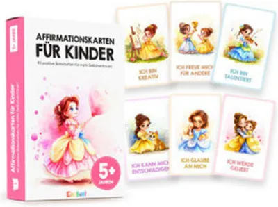 Produktbild von Affirmationskarten für Kinder: Prinzessinnen Edition