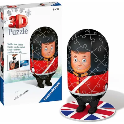 Zdjęcie produktu dla Puzzle 3D RAVENSBURGER Brytyjska Gwardia Królewska 54 elementy