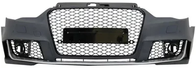 Produktbild von Stoßstange für Audi A3 8V 12–15 Limousine Cabrio RS3 Look glänzend schwarz.