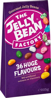 Obrázok produktu pre The Jelly Bean Factory 36 Huge Flavours sladké želé fazuľky 225 g