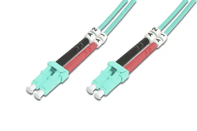 Produktbild von LWL Patchkabel OM3 DK-2533-02/3 LC-D/LC-D 50/125 Multimode Länge2,0m