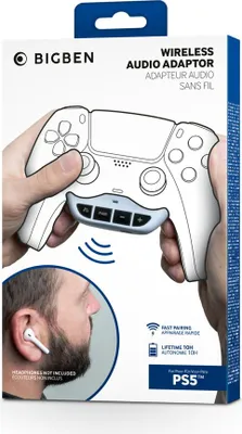 Produktbild von NACON PS5 Audio-Adapter, PlayStation 5, Adapter, Schwarz, Weiß, Bluetooth, Microsoft, 10 h