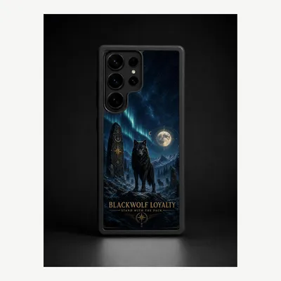Zdjęcie produktu dla Etui do telefonu Samsung S25 Ultra, pokrowiec ochronny z motywem wilka – LUNØIR ©