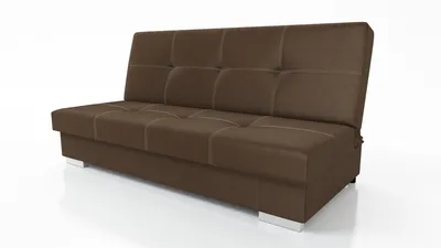 Produktbild von Axel Schlafsofa Modernes 3-Sitzer Sofa mit Schlaffunktion und Bettkasten, Braun