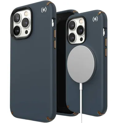 Produktbild von Speck Presidio2 Pro iPhone 14 Pro MagSafe Hülle Hardcase Backcover Stoßfest - Charcoal Grey