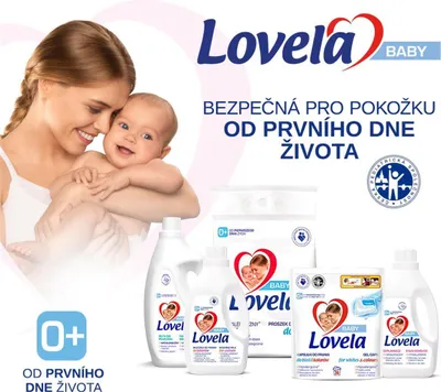 Produktbild von LOVELA Baby Flüssigwaschmittel für Buntwäsche 2,9 l (32 Wäschen)