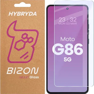 Produktbild von Flexibles Hybridglas für Motorola Moto G86 5G, Bizon Glass Mule