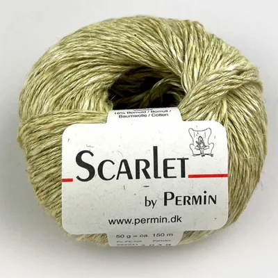 Obrázok produktu pre Scarlet od spoločnosti Permin – Udržateľná letná priadza z ľanu, bavlny a ECOVERO™ (farba: limetková)