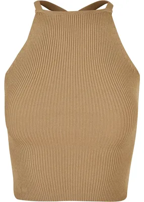 Produktbild von Urban Classics - Oberteil Gekreuzte Rückenträger für Damen TN1579 (XL) (Union-Beige)