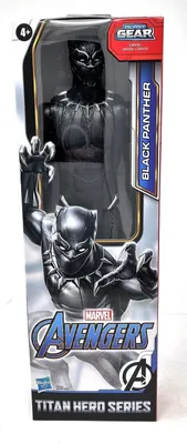 Image de Hasbro Marvel Avengers Titan Hero Series Black Panther, figurine de 30 cm avec port Titan Hero Power FX