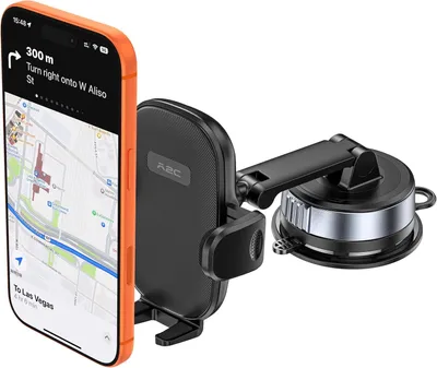 Imagen del producto de Soporte para teléfono con ventosa reforzada, universal, compatible con todos los smartphones