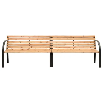 Immagine prodotto di Panca da Giardino Doppia 225 cm in Legno Massello di Abete