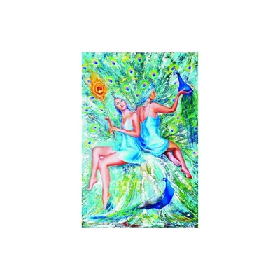 Produktbild von Gold Puzzle Legespiel Pfauen - 1000 Teile buntes Spielzeug