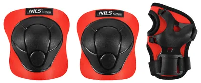 Immagine prodotto di Set di protezioni NILS Extreme H210, colore rosso, taglia XS