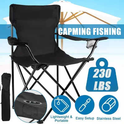 Produktbild von Klapp-Campingstuhl Faltstuhl Campingstuhl Anglerstuhl Anglersessel Relaxsessel