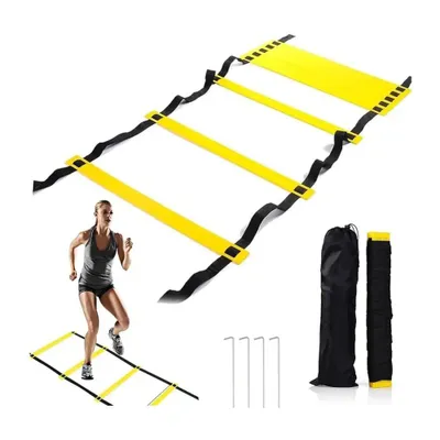 Obrázek produktu pro Tréninkový agility žebřík 3 m, koordinační žebřík na rychlost a obratnost, sportovní pomůcka pro trénink - SpeedStraps