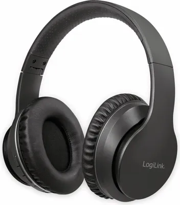 Produktbild von Logilink Bluetooth Headset,Active-Noice-Cancelling,V5.0,schw