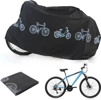 Produktbild von Fahrradhülle wasserdicht UV-beständig, 200x90x110 cm für Fahrräder bis 25 Zoll