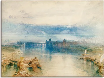 Produktbild von ARTland Leinwandbild Konstanz 1842 Größe: 60x45 cm
