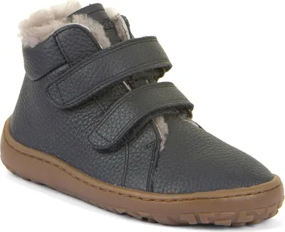Produktbild von Froddo Barefoot Winter Furry Kinder Barfußstiefel Dunkelblau (Blue), G3110263-K
