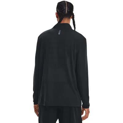 Produktbild von Under Armour Ua Seamless Stride 1/4 Zip T-Shirt-Schwarz 1378168-001__LG