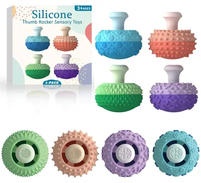 Productafbeelding van Set van 4 Silicone Fidget Speelgoed voor Stressverlichting