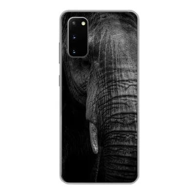 Produktbild von MuchoWow® Handyhülle Schutzhülle Hülle für Samsung Galaxy S20 Elefant - Tier - Porträt Silikon Softcase Handy Hülle - Bild