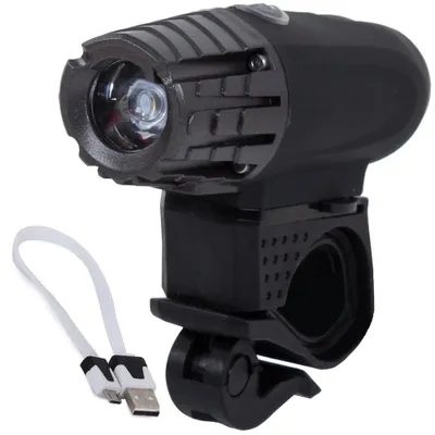 Zdjęcie produktu dla Lampka rowerowa przednia latarka led xm-l2 usb