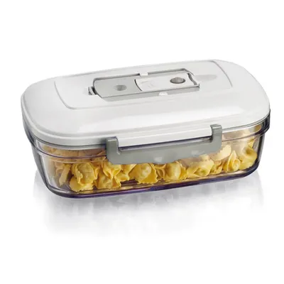 Produktbild von Magic Vac ACO1093, Box, Rechteckig, 1 l, Transparent, Weiß, Kunststoff, 80 °C