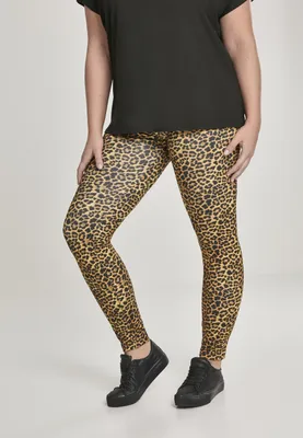 Produktbild von Urban Classics Ladies - Pattern Leggings leopard - M