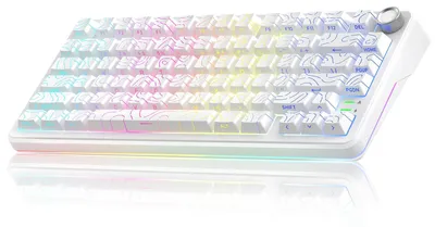 Obrázek produktu pro Mechanická herní klávesnice, rozložení QWERTY (bílé provedení)