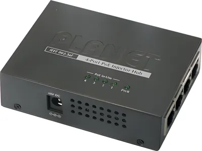 Produktbild von PLANET 4-Port IEEE 802.3at High Power over Ethernet