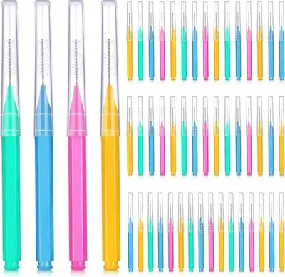 Productafbeelding van Tandreinigingsborsteltjes en tandenstokers, 50 stuks, voor mondhygiëne