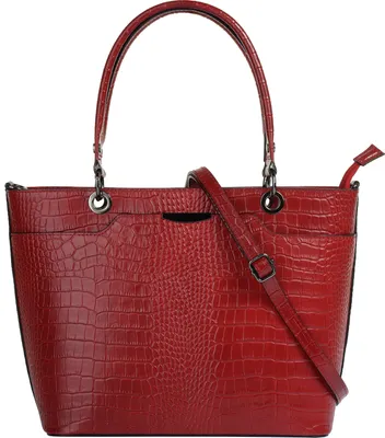 Produktbild von Cluty Handtasche Damen 021169 dunkelrot