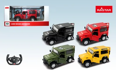 Obrázek produktu pro Land Rover Defender auto na dálkové ovládání 1:14 RASTAR, žlutý RASTAR