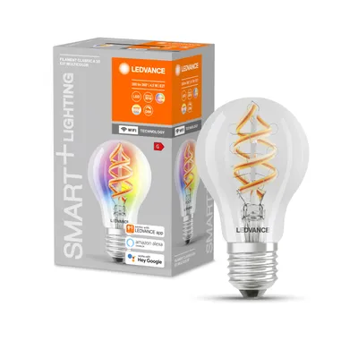 Produktbild von LEDVANCE SMART+ WiFi Filament Classic RGBW Intelligente Glühbirne Wi-Fi 4.5 W