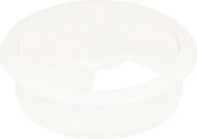 Produktbild von 2er Pack Kabeldurchlass Kabelführung Kabeldurchführung Kunststoff Weiss ø 60mm