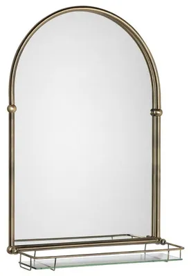 Productafbeelding van Sapho TIGA spiegel met opbergruimte, 48x67 cm, brons