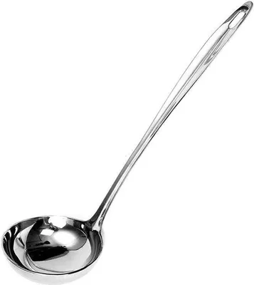 Obrázek produktu pro Nerezová naběračka Kuchyňská lžíce na polévku a omáčky 90 ml