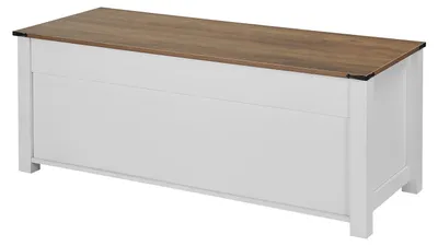 Image de Table basse relevable de 120 cm, table basse rustique avec design en porte d'étable et compartiment de rangement dissimulé