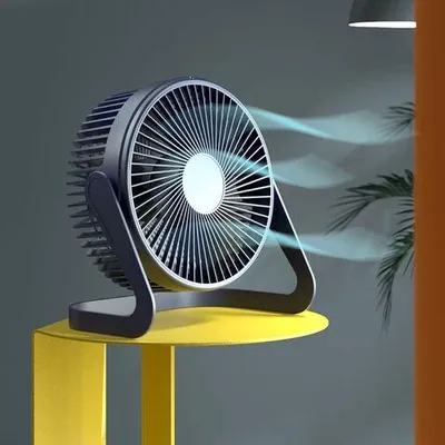 Image de Mini ventilateur USB - 18 cm - noir