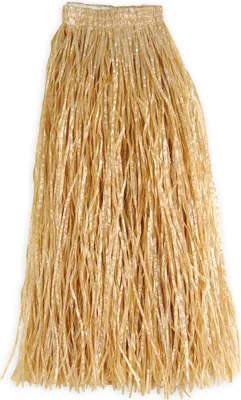 A hula skirt is shown against a white background.
