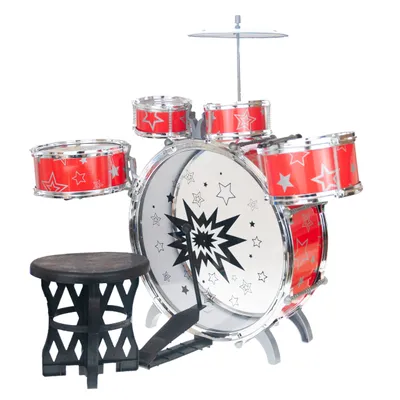 Immagine prodotto di Tamburi Giocattoli per bambini Strumento Tamburi per bambini Musica Giocattoli Strumenti a percussione Bambini