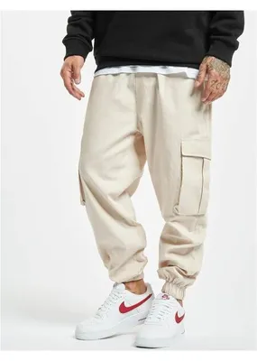 Immagine prodotto di Pantaloni cargo modello DEF, colore beige, taglia M