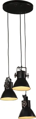 Obrázok produktu pre vidaXL Závesná lampa 25 W čierna 30x30x100 cm E27