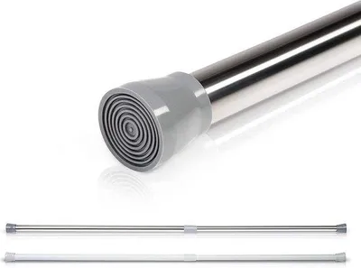 Image de Perche télescopique extrêmement robuste, 110-200 cm, chromée