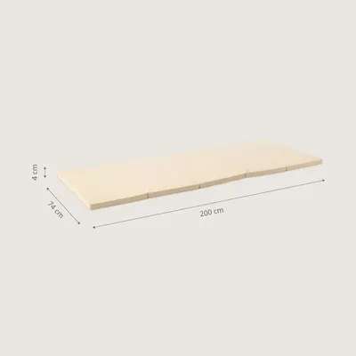 Produktbild von Baby Spielmatte - 200 cm faltbar - Beige
