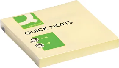 Zdjęcie produktu dla Q-Connect® KF10502 Haftnotizen - 76 x 76 mm, gelb